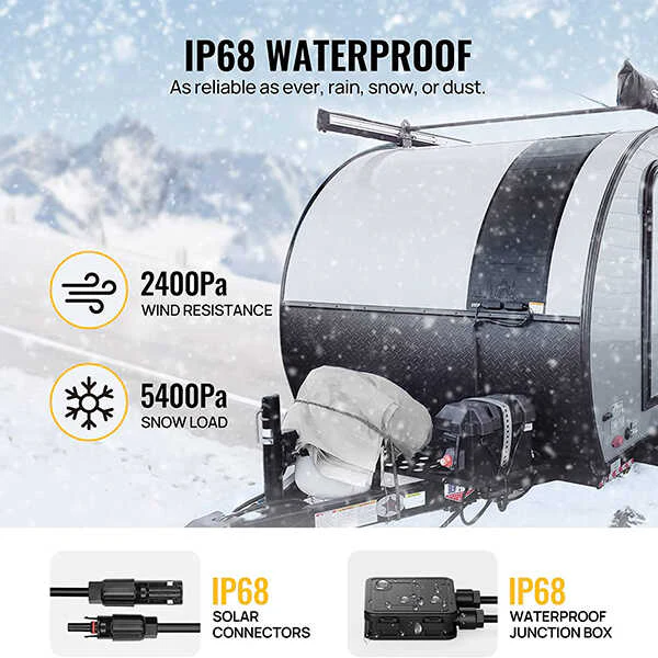 Yuma 100W CIGS Thin-film Flexible Solar Panel with Tape (Long Version) - Image 7