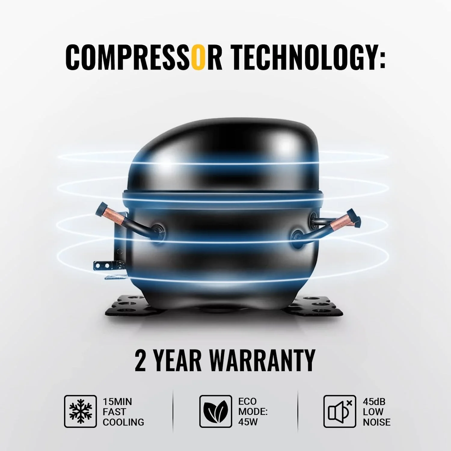 BougeRV 12V 23 Quart Portable Fridge For Travel - Image 9