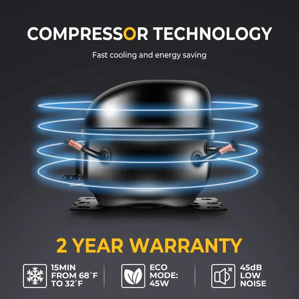 BougeRV 12V 53 Quart (50L) Portable Refrigerator - Image 7