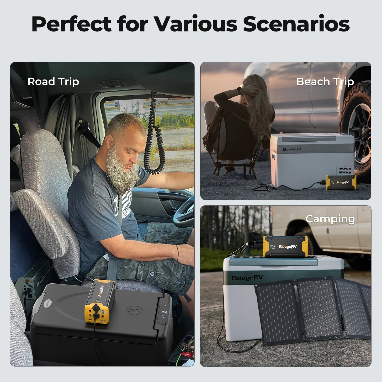 BougeRV 277 WH Portable Power Station for Fridge - Image 8