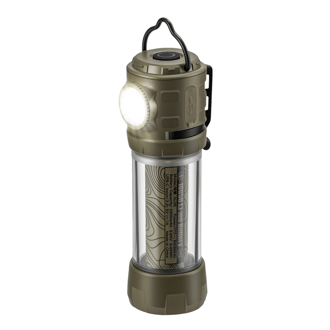 BougeRV AL06 Portable Camping Lantern Rechargeable Emergency Flashlight - Image 3