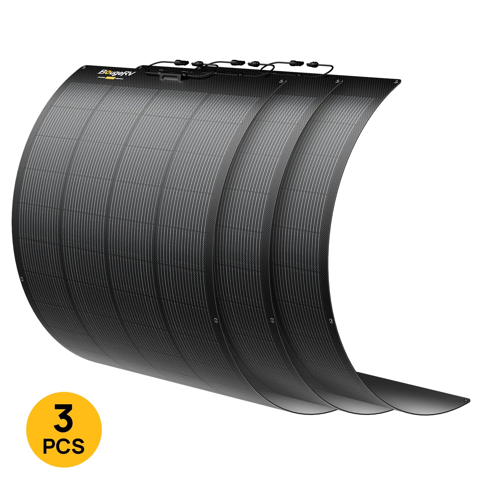 BougeRV Arch Pro 200W N-Type TOPCon Flexible Solar Panel (12/24V Compatible) - Image 3