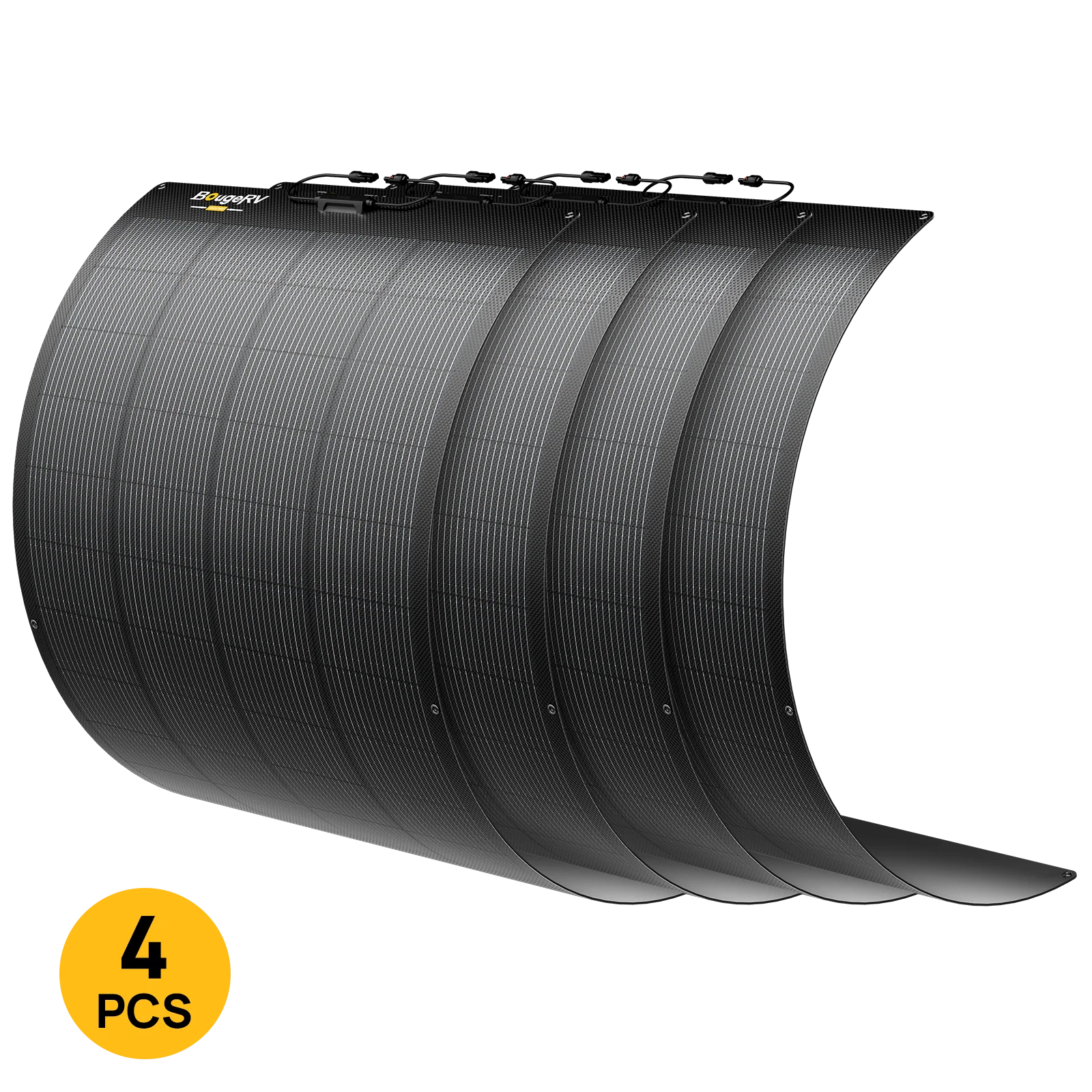 BougeRV Arch Pro 200W N-Type TOPCon Flexible Solar Panel (12/24V Compatible) - Image 4