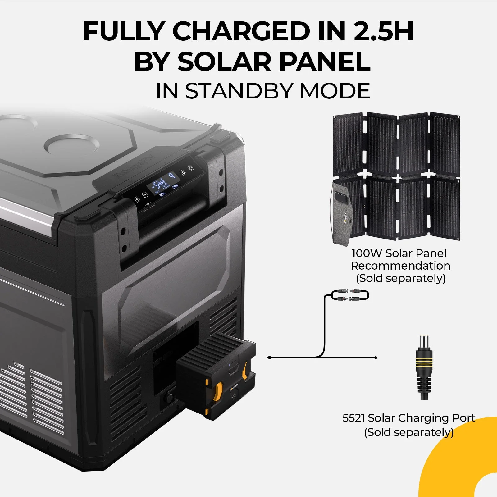 Detachable Battery of Portable Fridge (Adapter not included) - Image 3