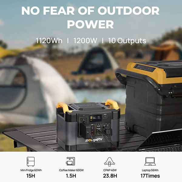 Fort 1000 1120Wh LiFePO4 Portable Power Station - Image 3