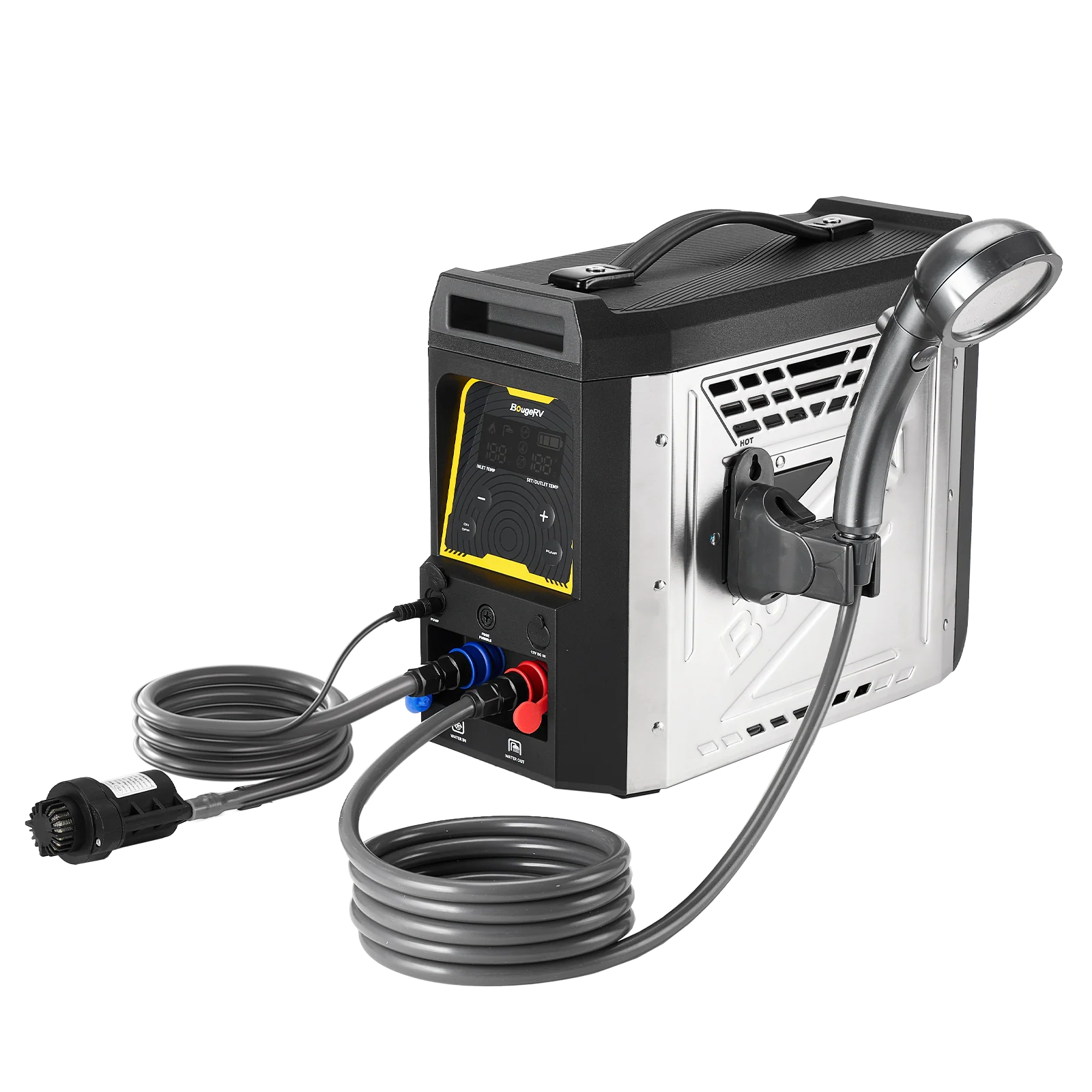 BougeRV New Portable Propane Outdoor Camping Water Heater - Image 3
